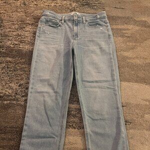 Paige size 28 Women's Hoxton Slim Crop Jeans Distressed
